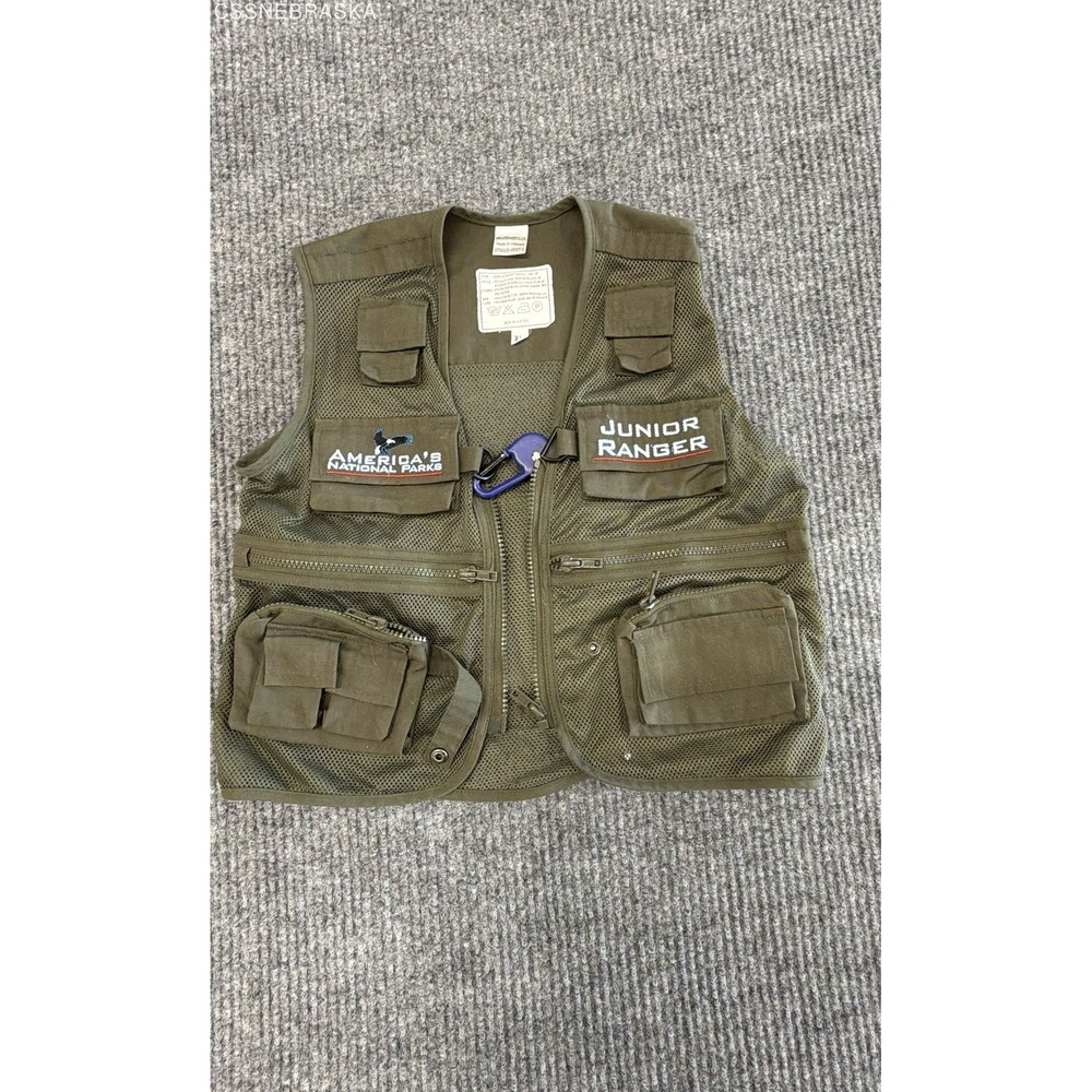 Smith‎ Western Junior Ranger Kids Activity Vest XL National Parks Mesh Pockets